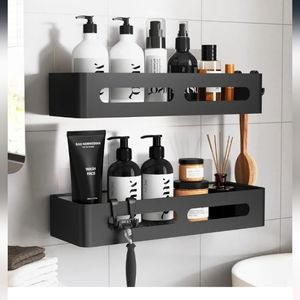 Shower Caddy - XLarge Adhesive Shower Organizer, Rustproof Shower Shelves